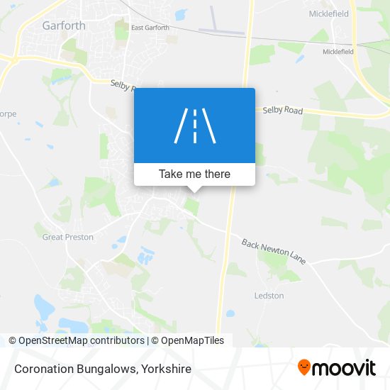 Coronation Bungalows map