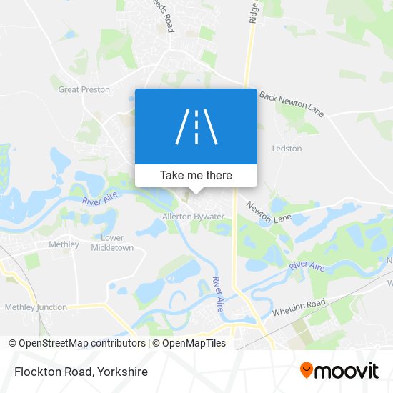Flockton Road map