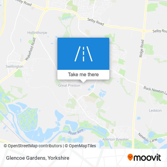 Glencoe Gardens map