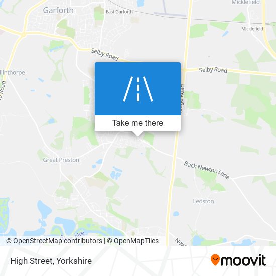 High Street map