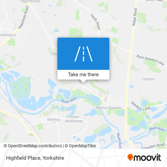 Highfield Place map
