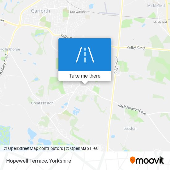 Hopewell Terrace map