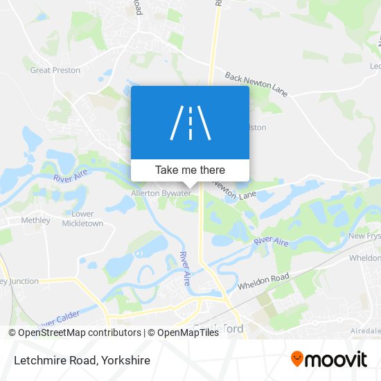 Letchmire Road map