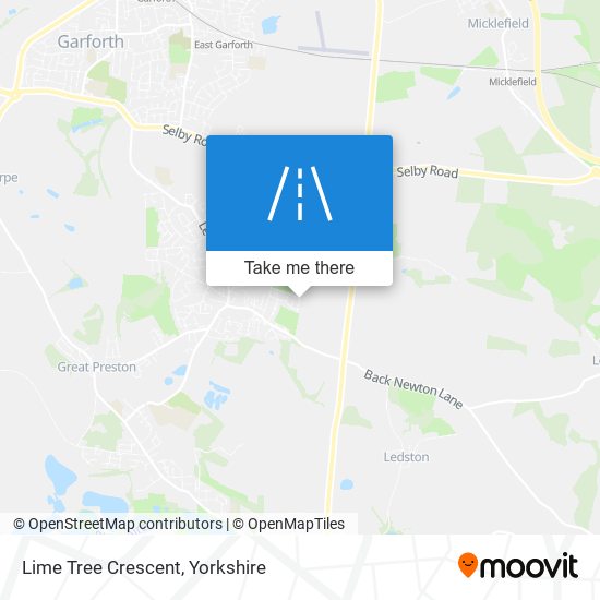 Lime Tree Crescent map