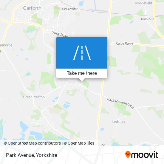 Park Avenue map