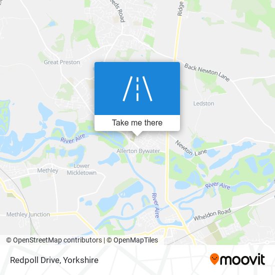 Redpoll Drive map