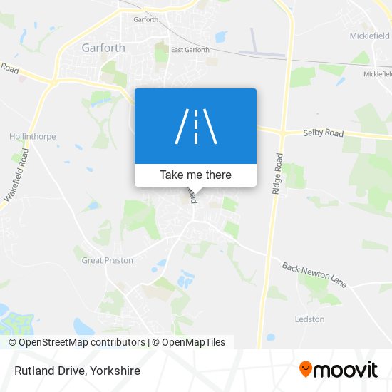 Rutland Drive map