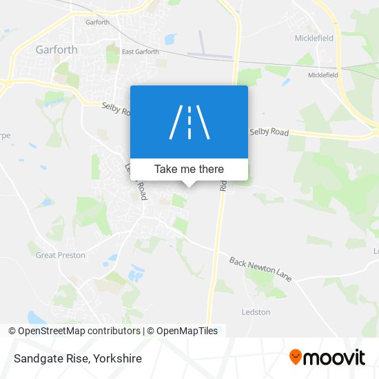 Sandgate Rise map