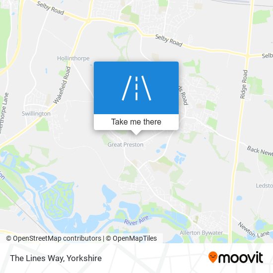 The Lines Way map