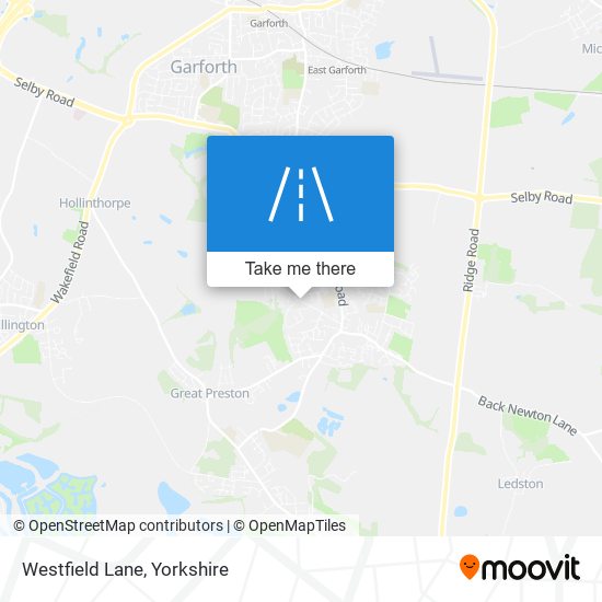 Westfield Lane map