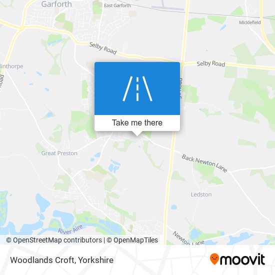 Woodlands Croft map