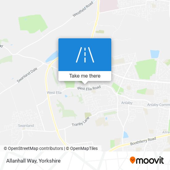Allanhall Way map