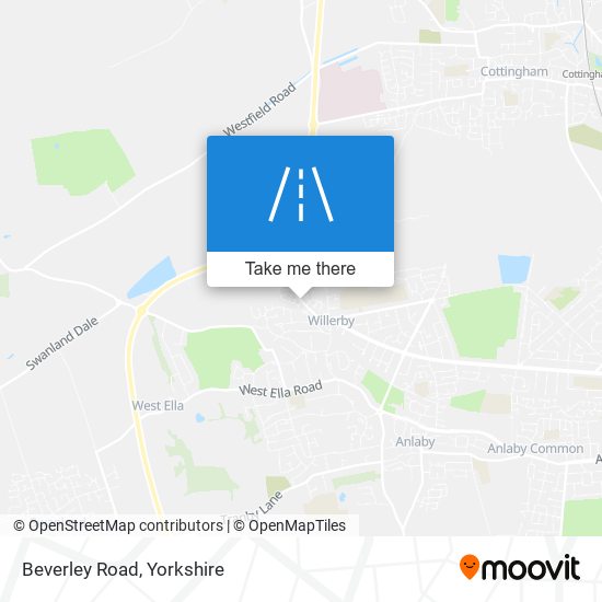 Beverley Road map