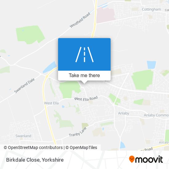 Birkdale Close map
