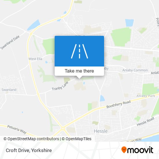 Croft Drive map