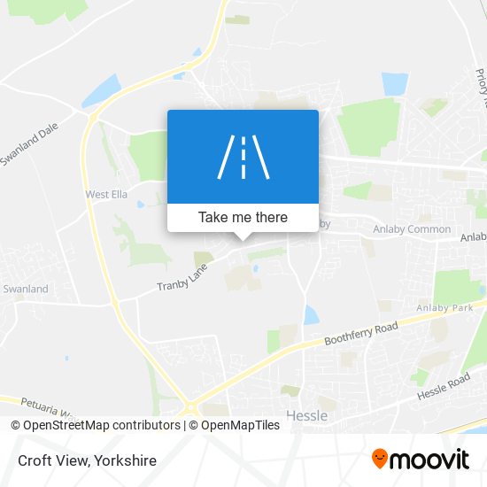 Croft View map