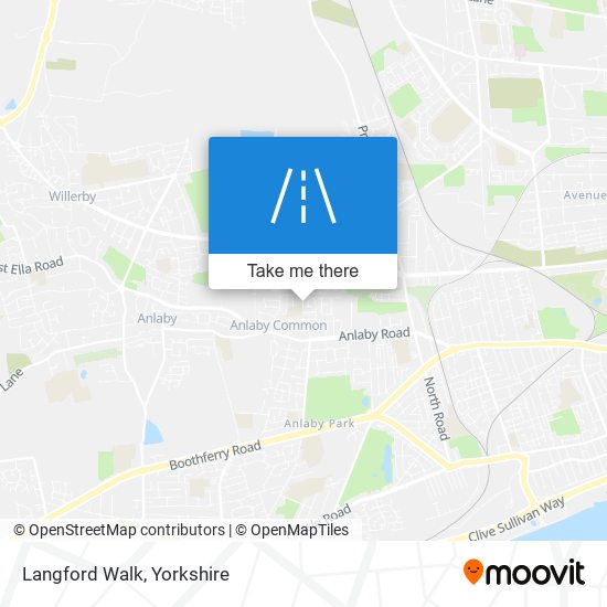 Langford Walk map