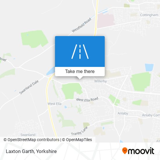 Laxton Garth map