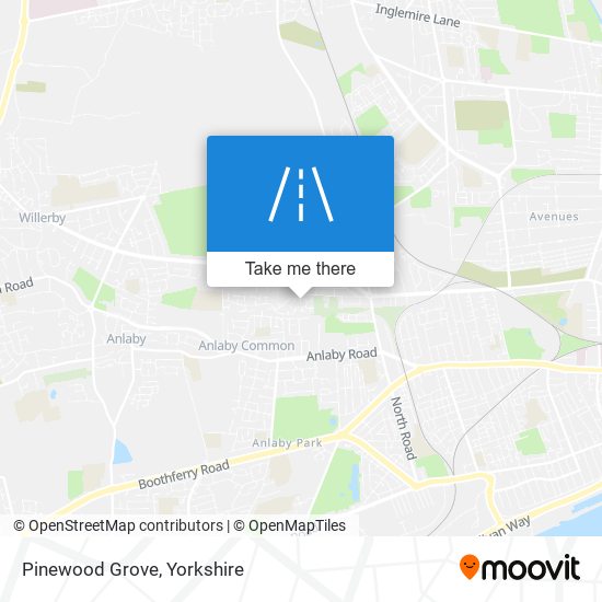 Pinewood Grove map