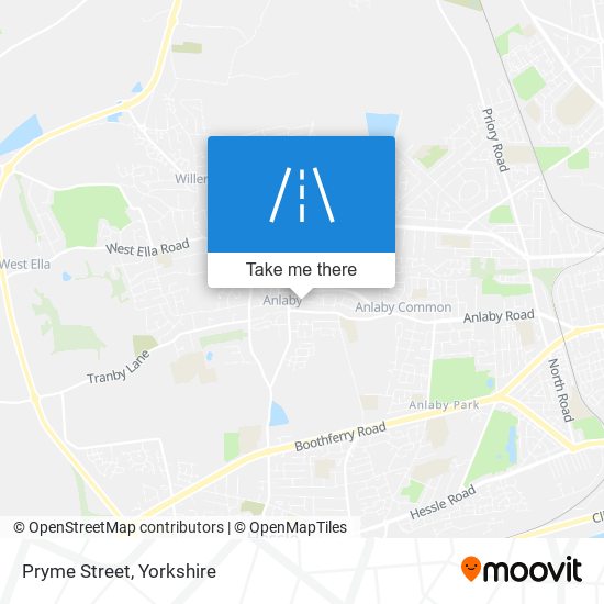 Pryme Street map