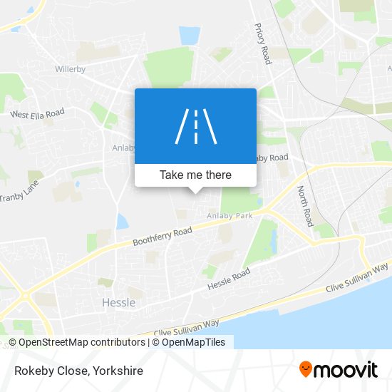 Rokeby Close map