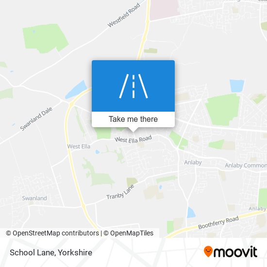 School Lane map