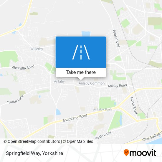 Springfield Way map