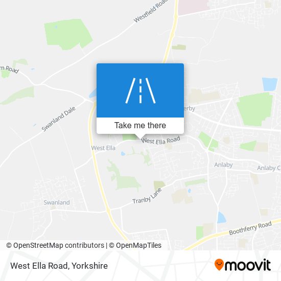 West Ella Road map