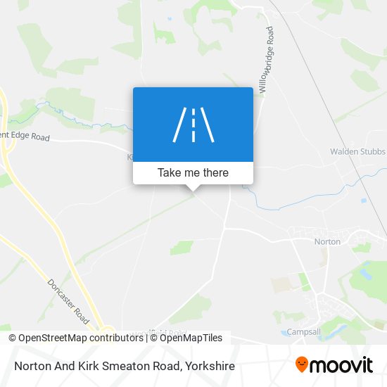 Norton And Kirk Smeaton Road map