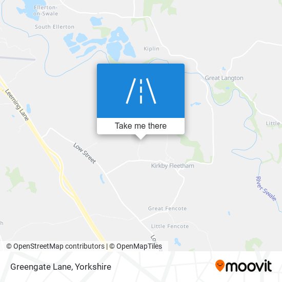 Greengate Lane map