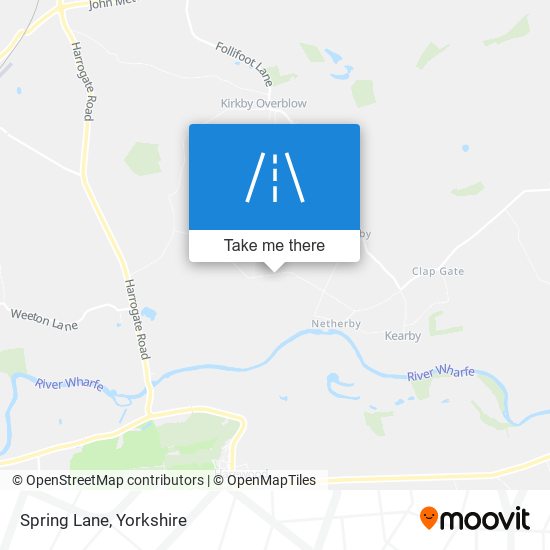 Spring Lane map