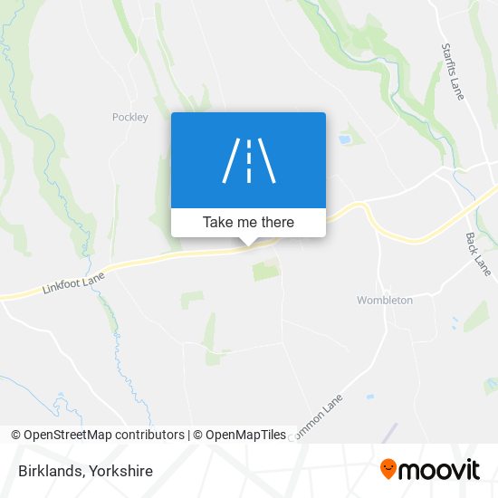 Birklands map