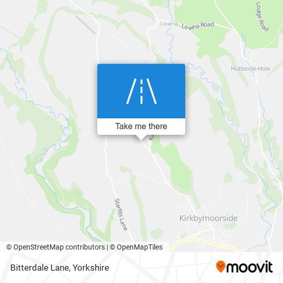 Bitterdale Lane map
