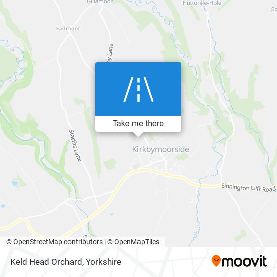 Keld Head Orchard map
