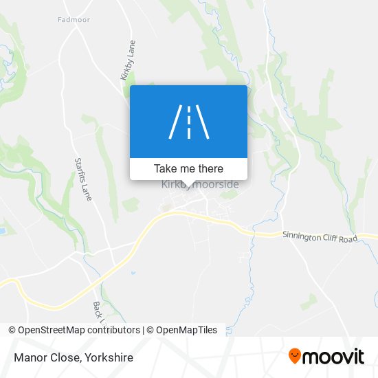 Manor Close map