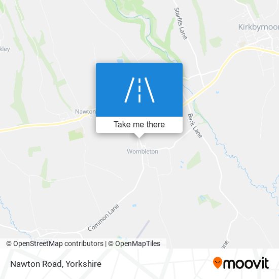 Nawton Road map