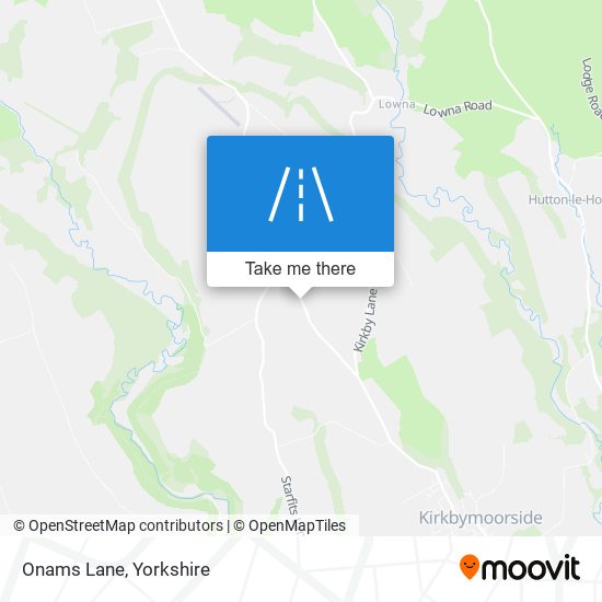 Onams Lane map