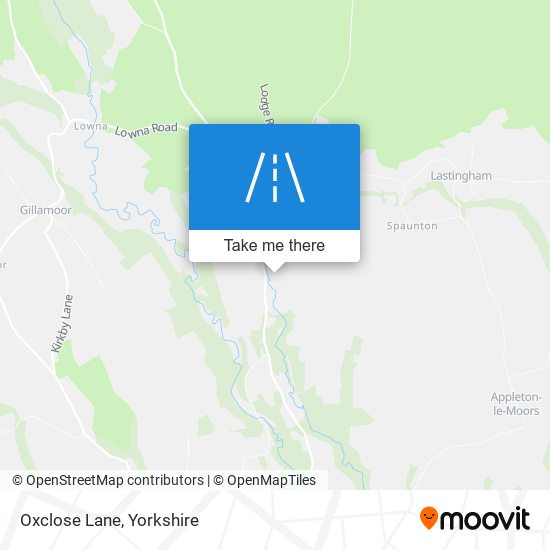 Oxclose Lane map
