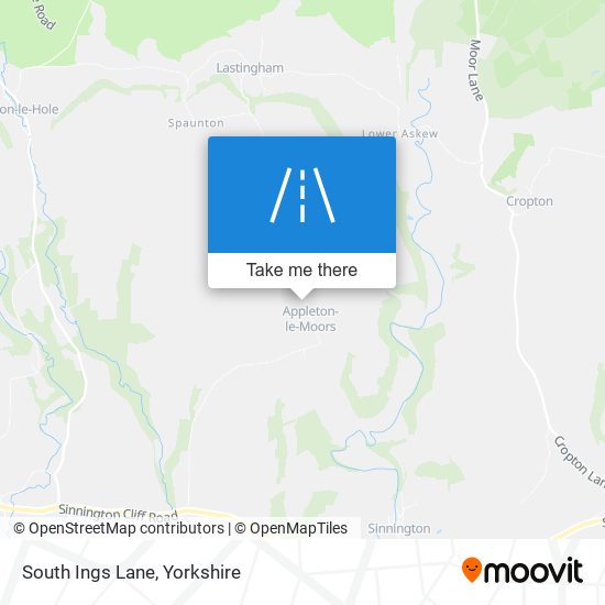 South Ings Lane map