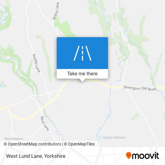 West Lund Lane map