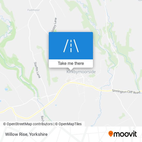 Willow Rise map