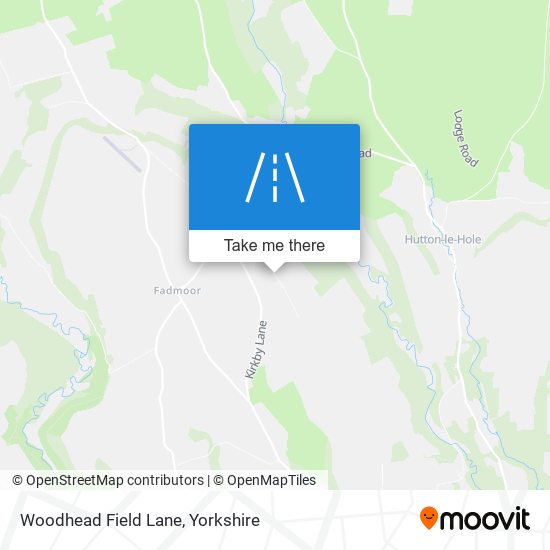 Woodhead Field Lane map