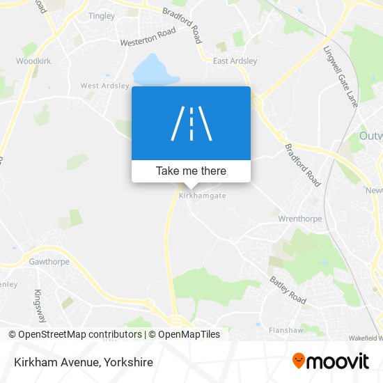 Kirkham Avenue map