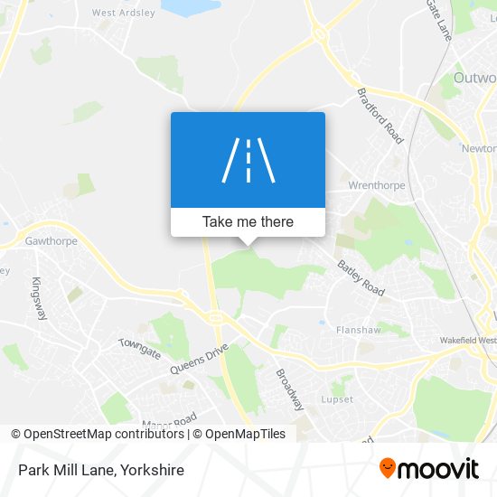 Park Mill Lane map