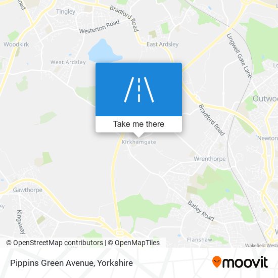 Pippins Green Avenue map