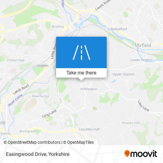 Easingwood Drive map