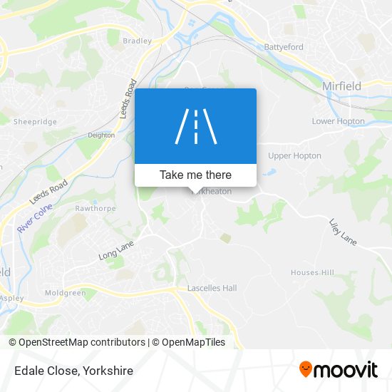 Edale Close map