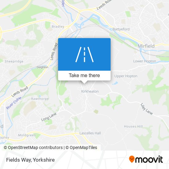 Fields Way map