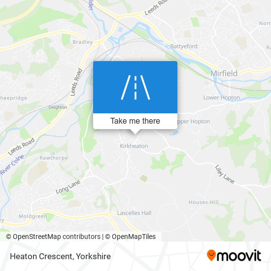Heaton Crescent map