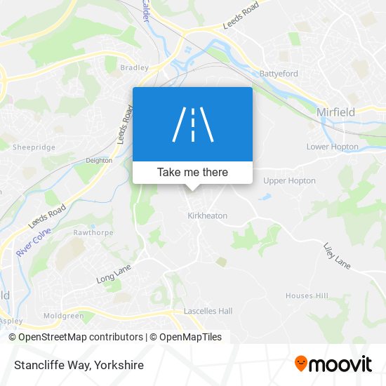 Stancliffe Way map
